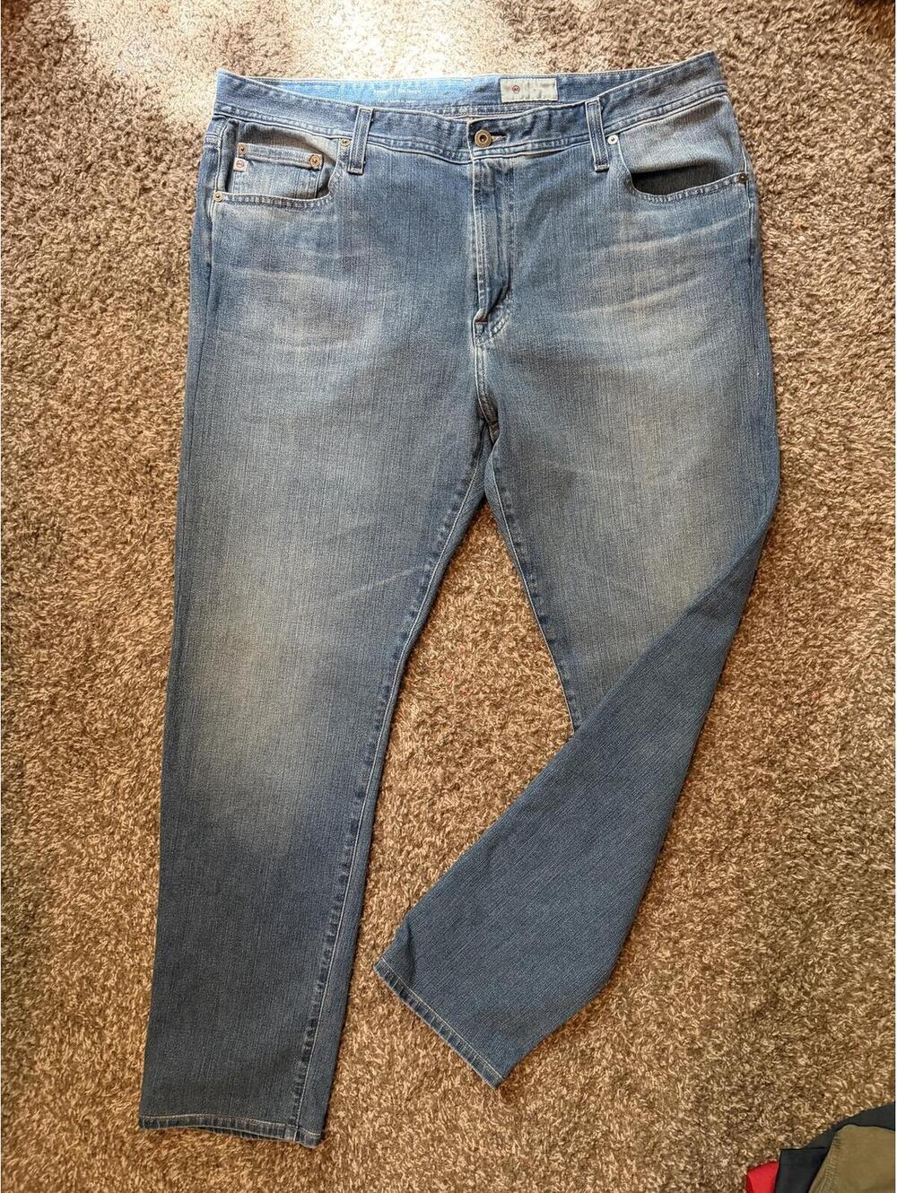 New AG Agolde Everett Slim Straight Jeans 40x34